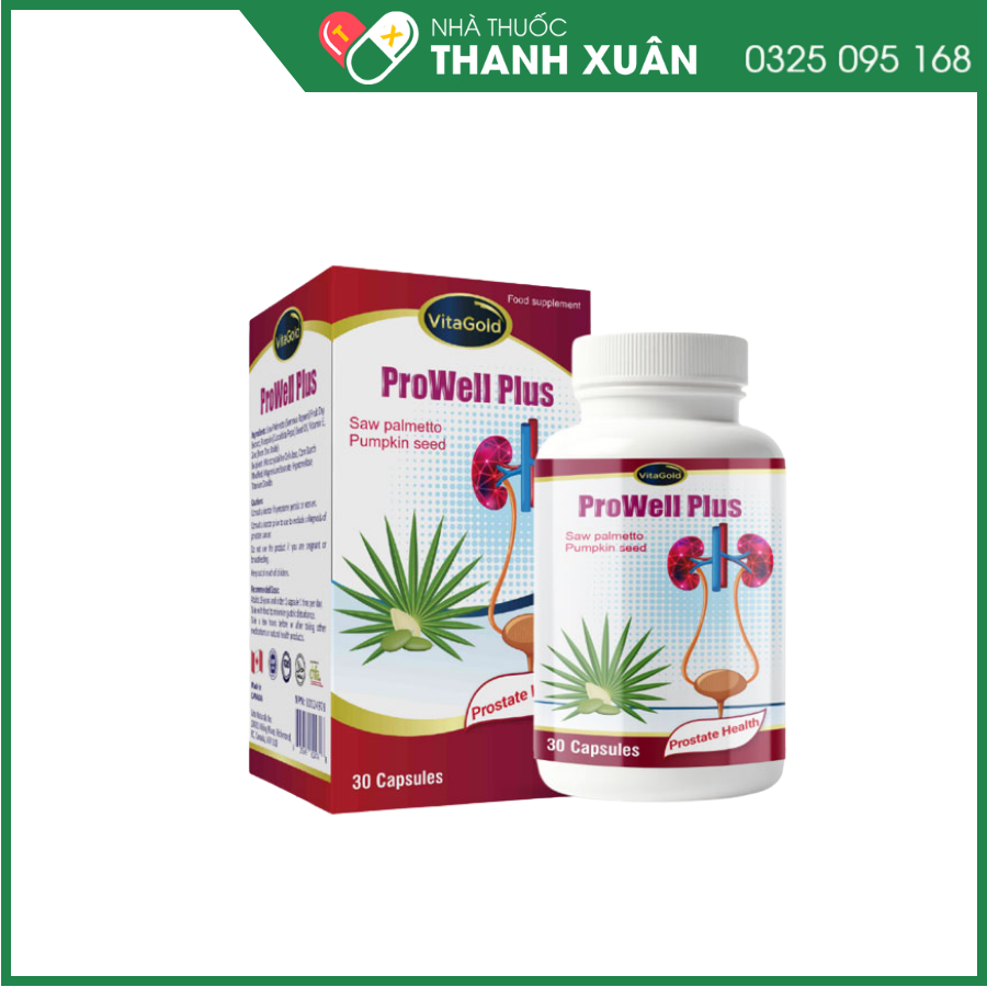 ProWell Plus viên uống hỗ trợ sức khỏe tiền liệt tuyến